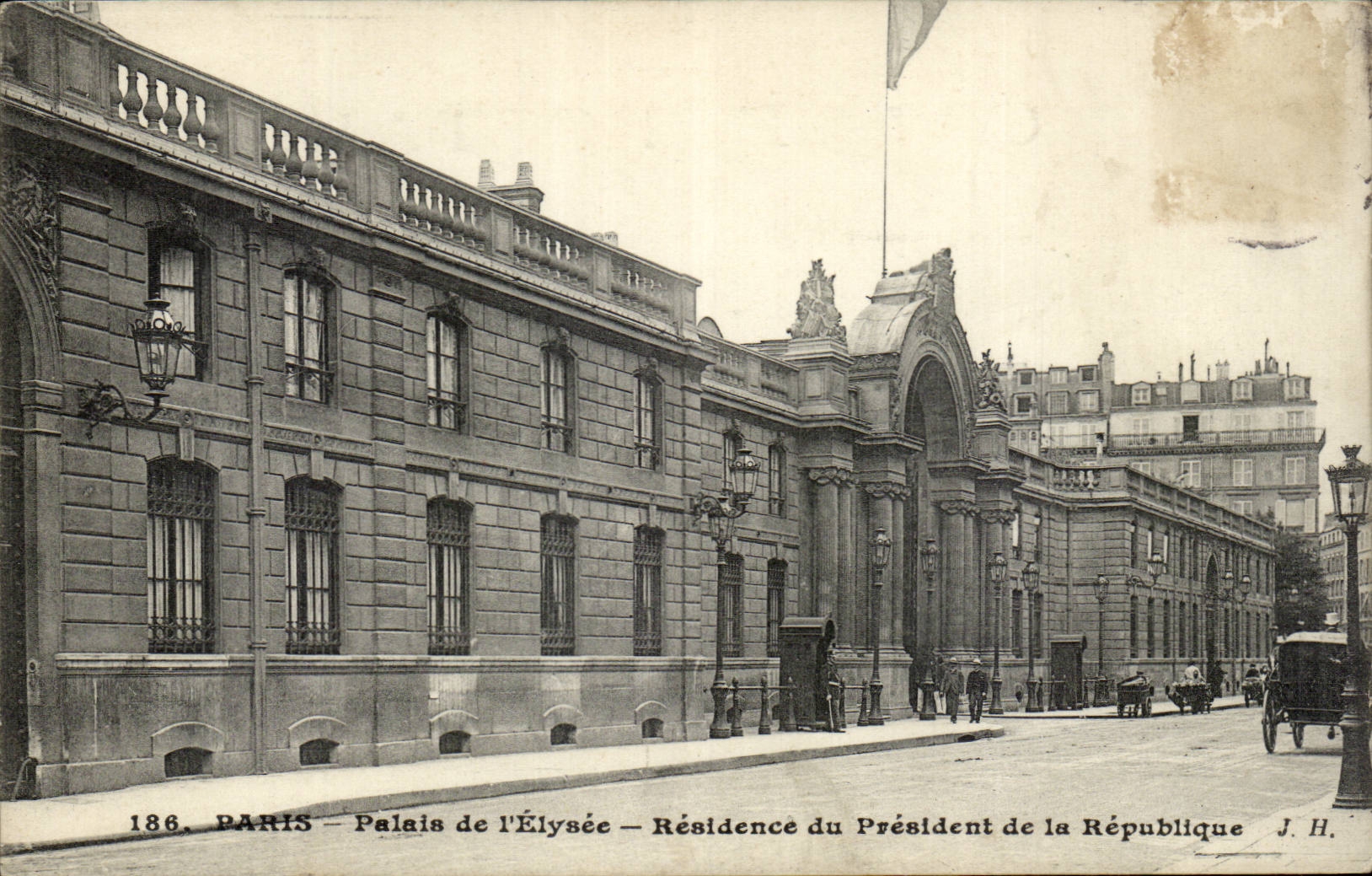 Paris - 8 - Elys3ee palace - Residence of the President of the Republic - CPA