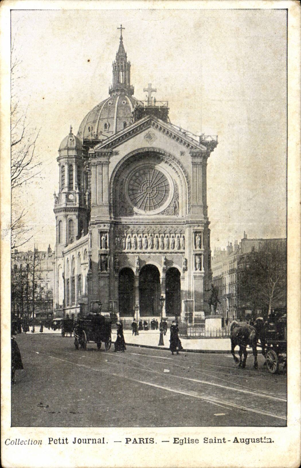 Paris - 8 - Church Saint Augustin - Collection Small Newspaper - CPA