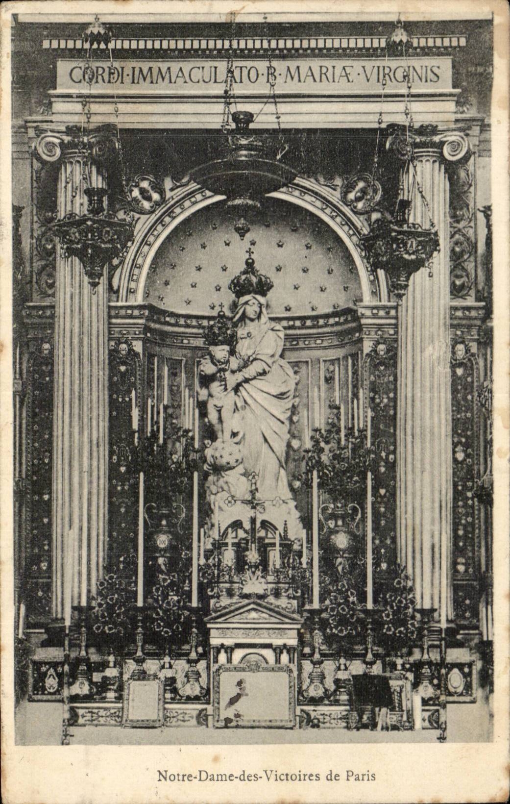 Paris - 2 - Notre Dame of the Victories - CPA