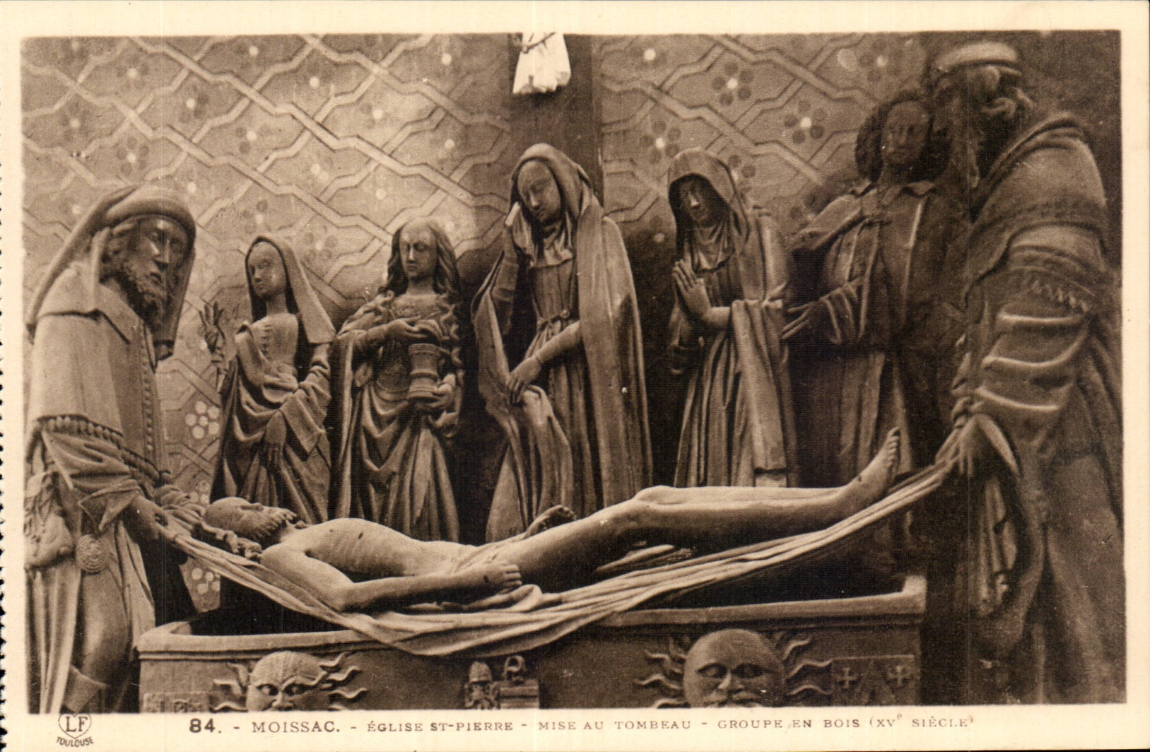 Moissac - Church Saint Pierre - Setting with the Tomb - CPA