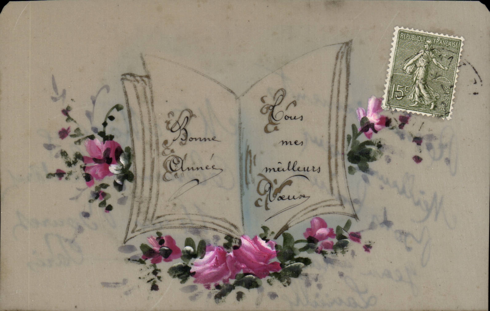 Phantasie - Festivals - gluckliches neues Jahr - liefert - Buch - CPA