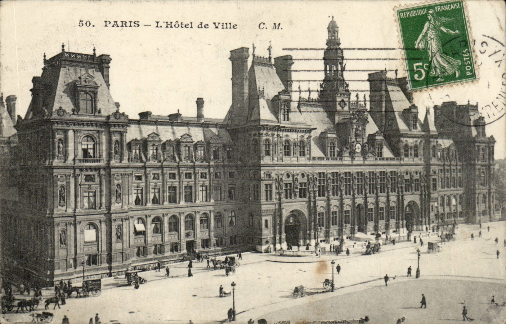 Paris - 4 - Hotel de Ville - CPA