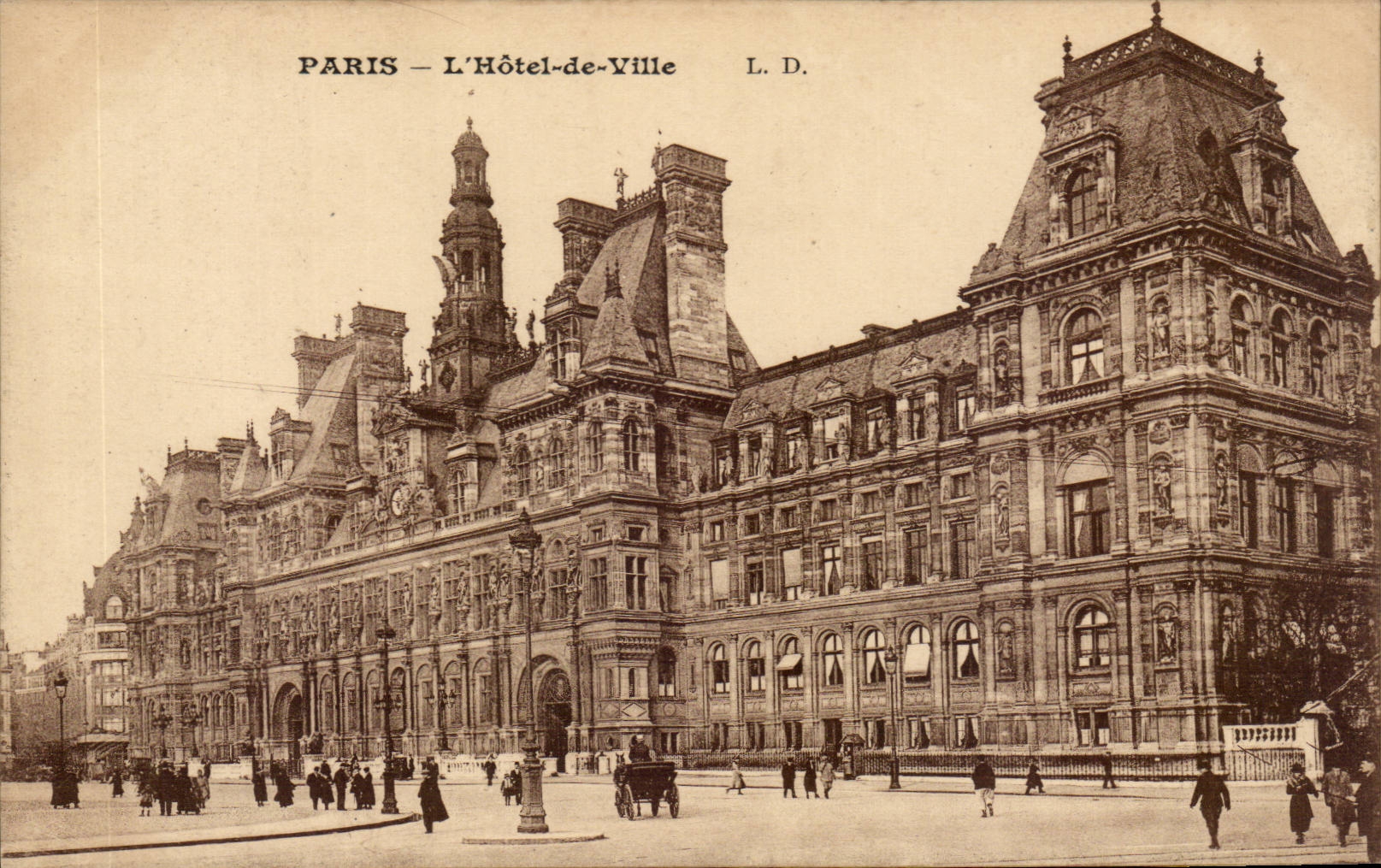 Paris - 4 - Hotel de Ville - CPA