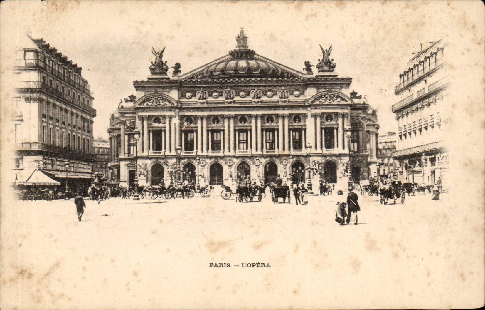 Paris - 9 - L'Opera CPA 