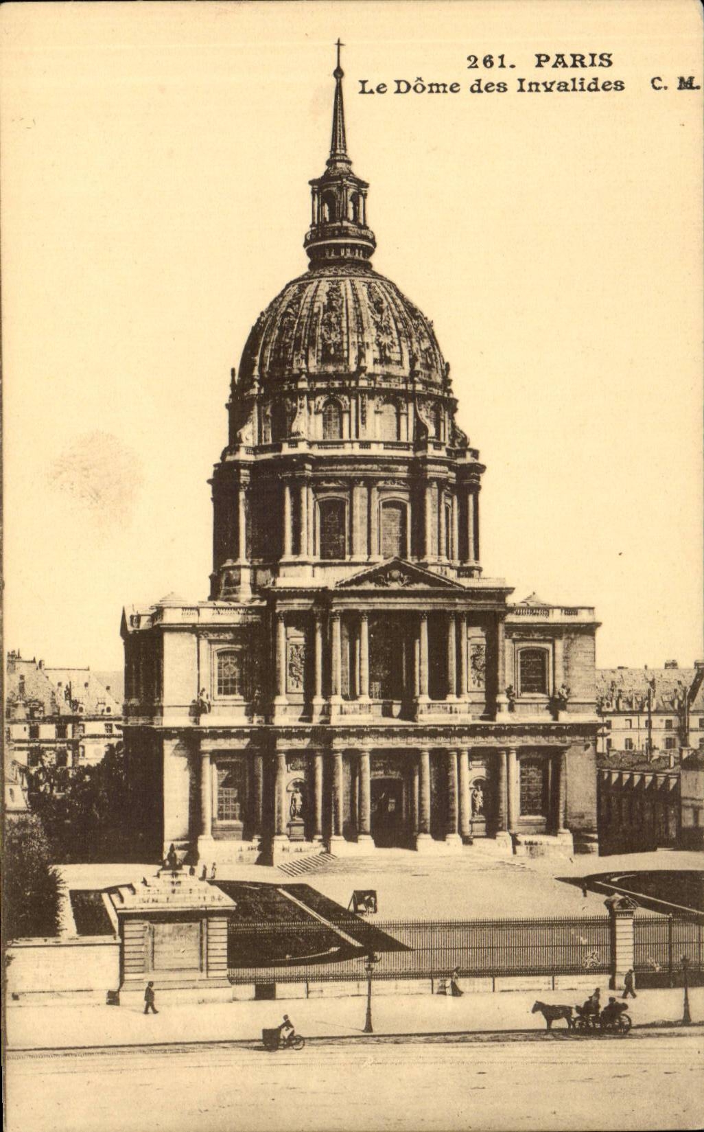 Paris - 7 - the Dome Invalides - - CPA