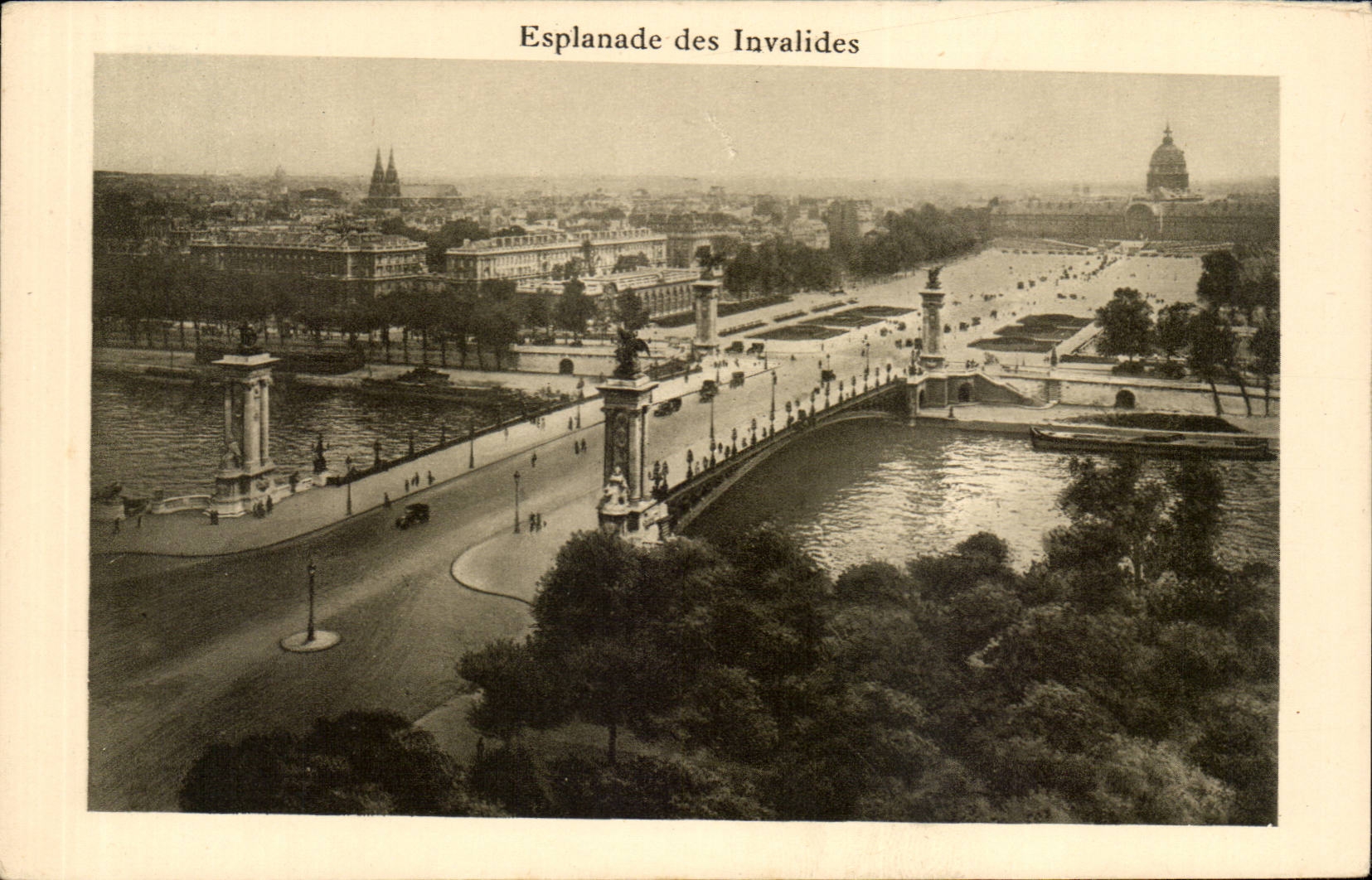 Paris CPA Esplanade of Invalides