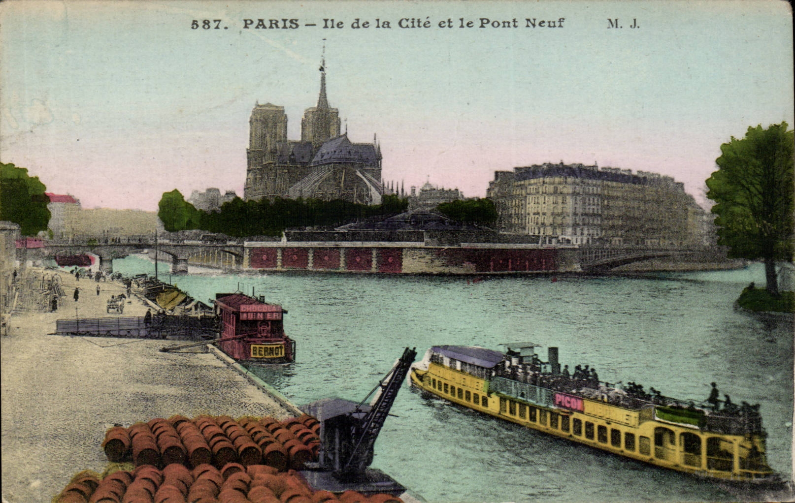 Paris - 1 - Le Pont Neuf - Ile de la Cite - CPA 