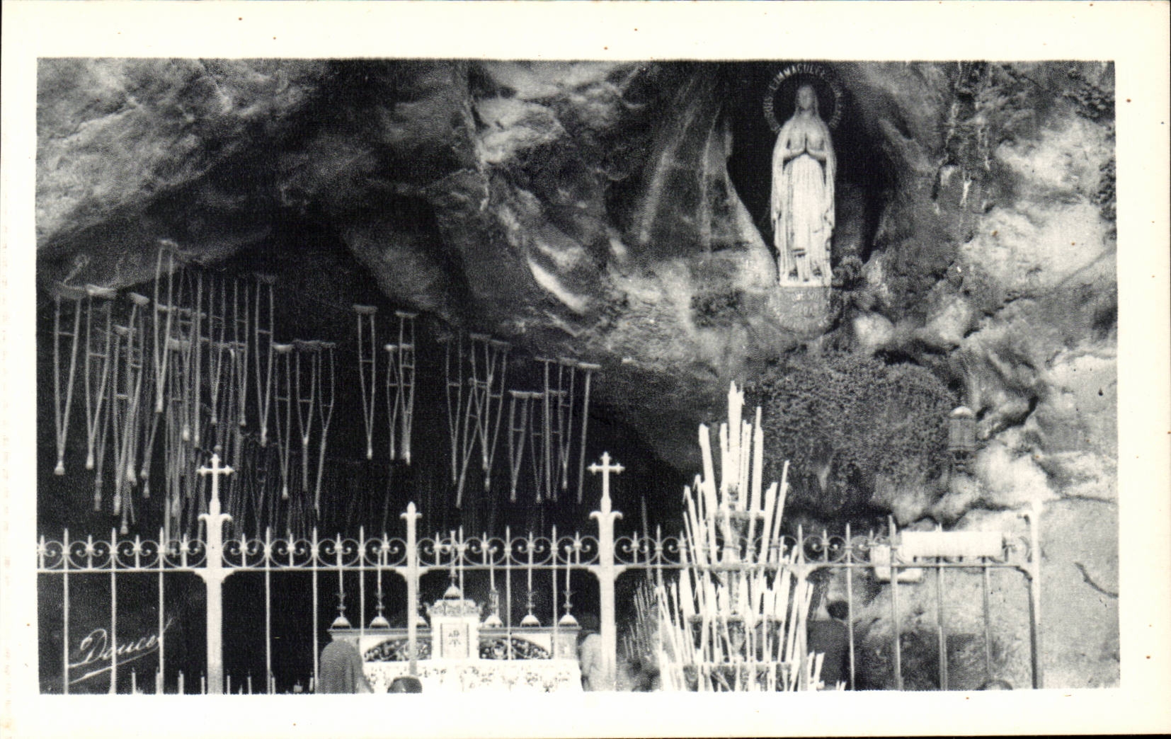 Lourdes - the Miraculous Cave - CPA