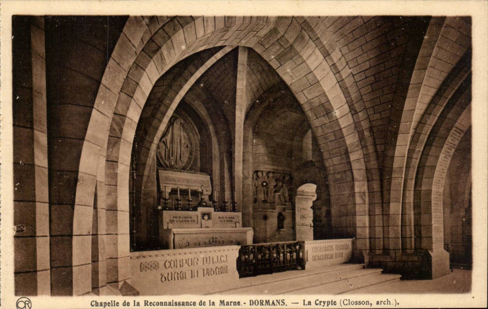Dormans - Vault of the Recognition of the Marne - Crypt CPA