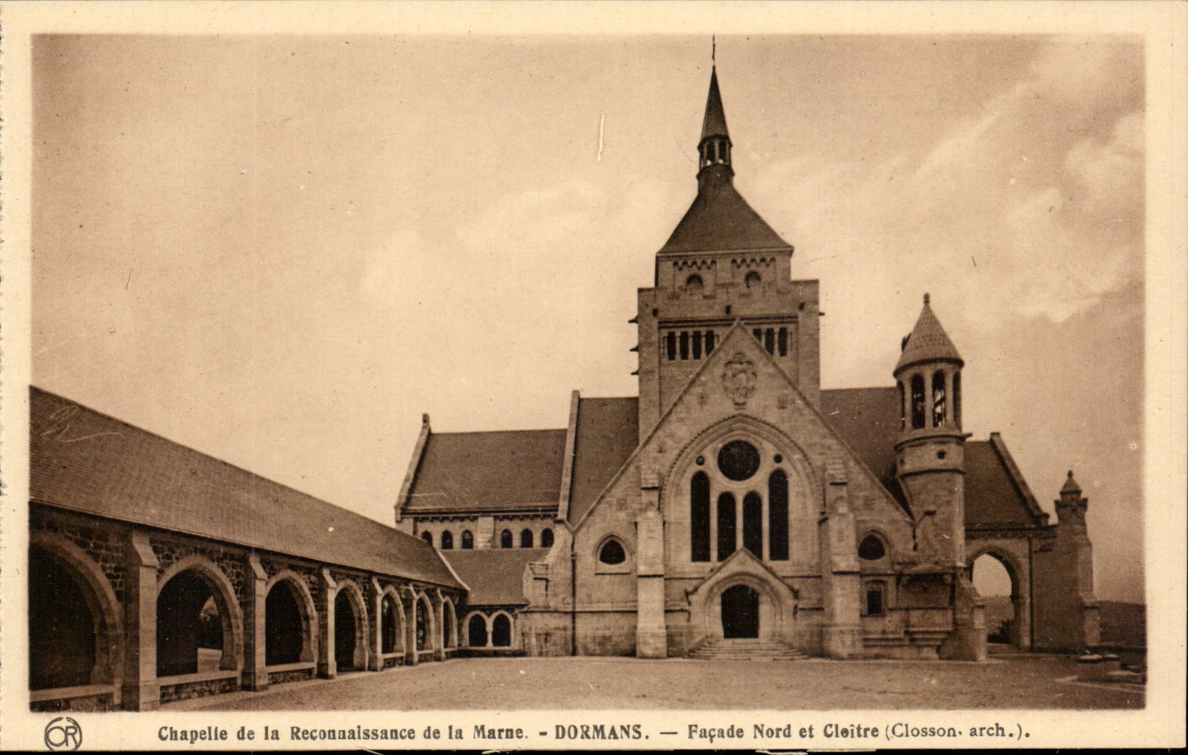 Dormans - Wolbung der Anerkennung des Marne - Nordfront und Kloster CPA