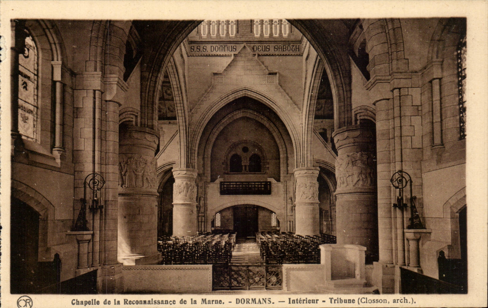 Dormans - Vault of the Recognition of the Marne - Interior - Platform CPA