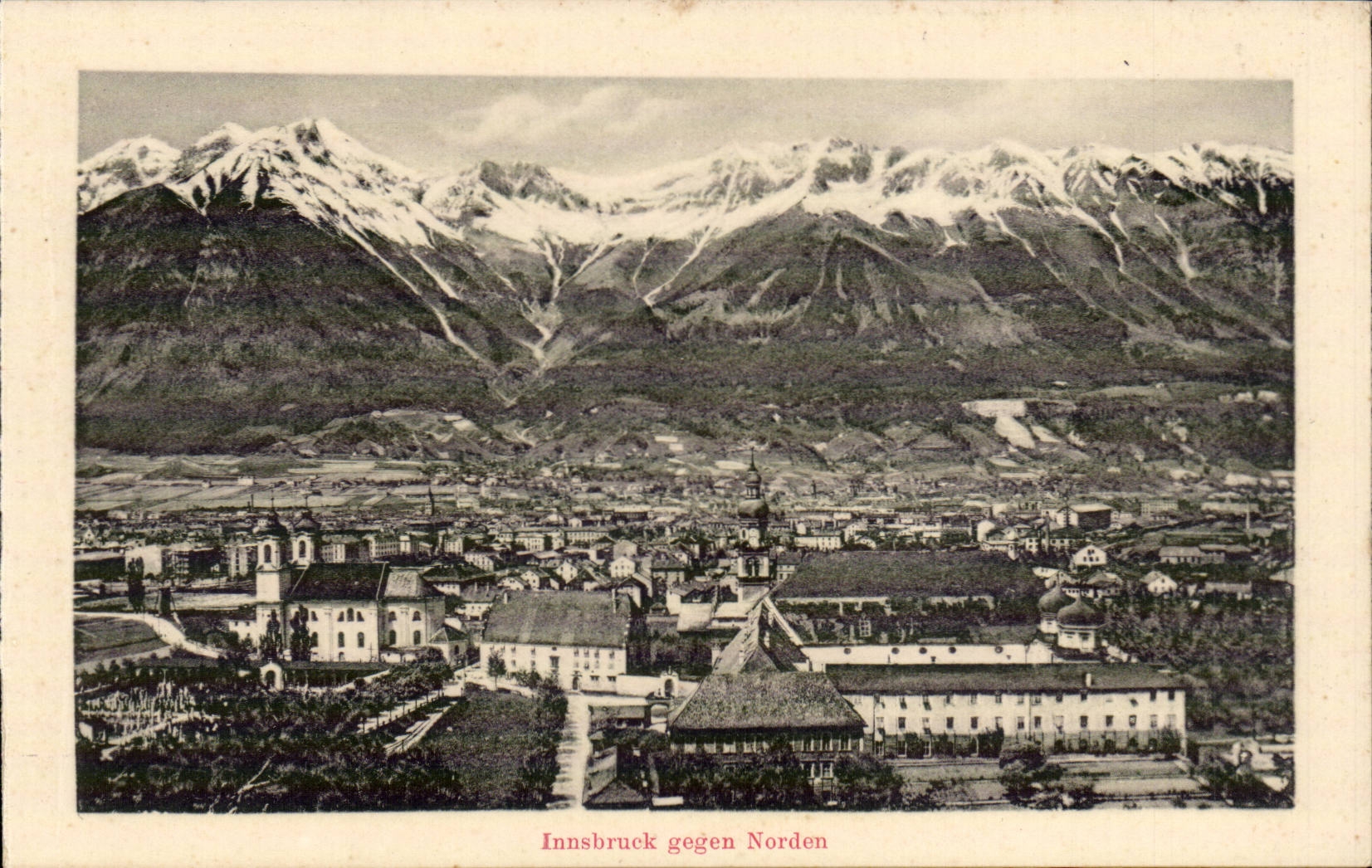 Austriche - osterreich - Oesstereich - das Tirol - das Tirol - Innsbruck gegen Norden CPA