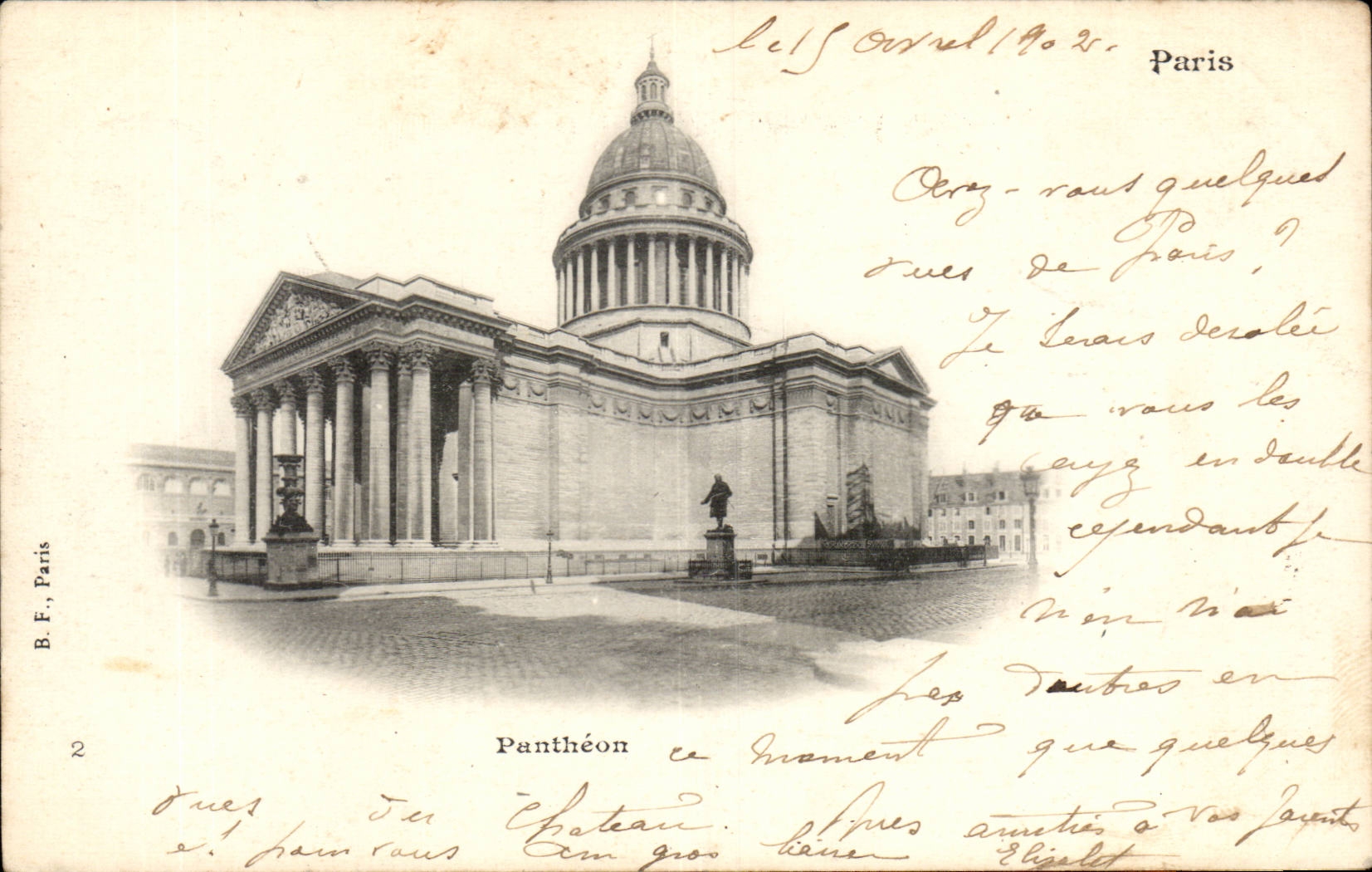 Paris - 5 - the Pantheon - CPA