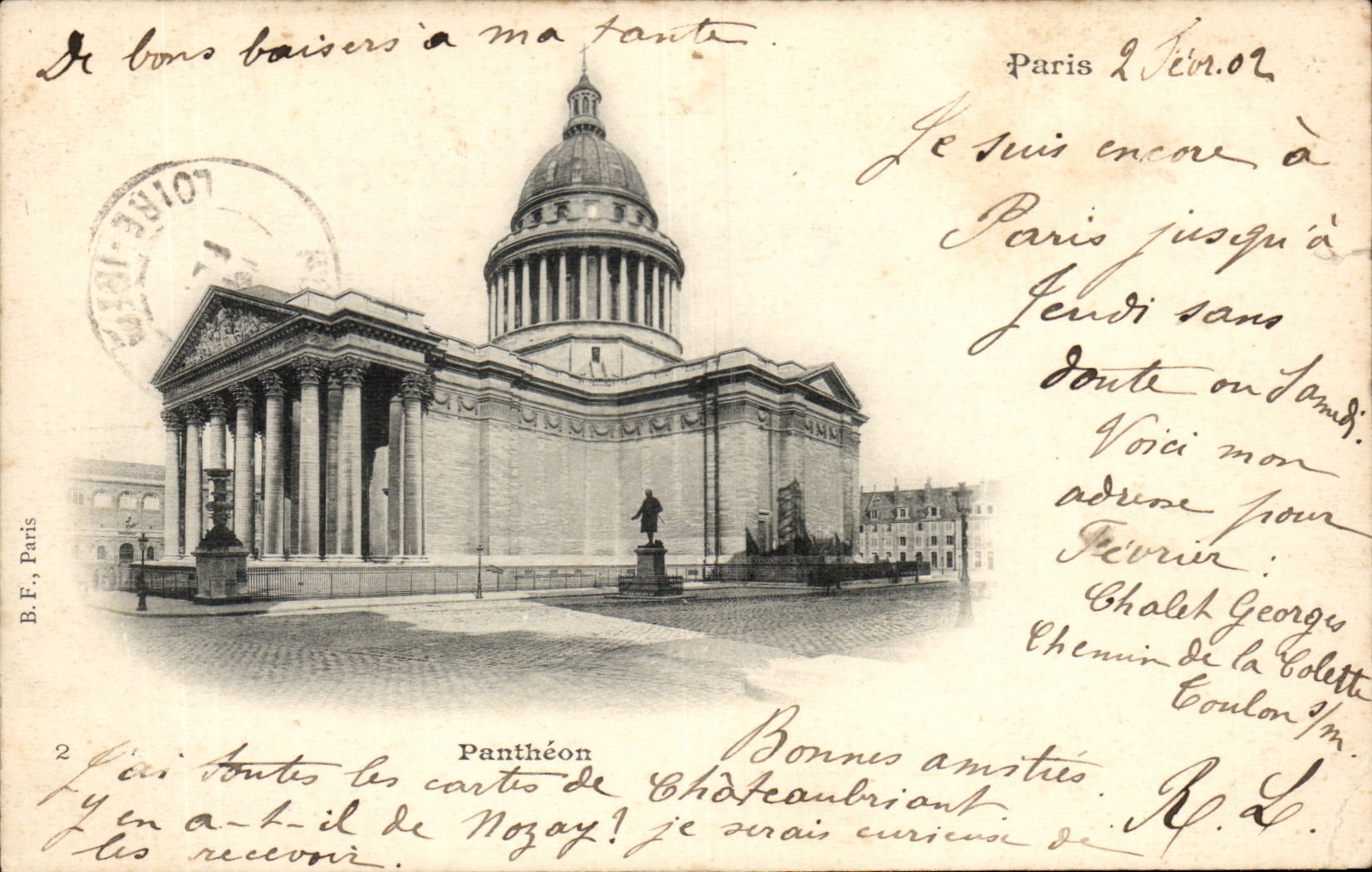 Paris - 5 - the Pantheon - CPA