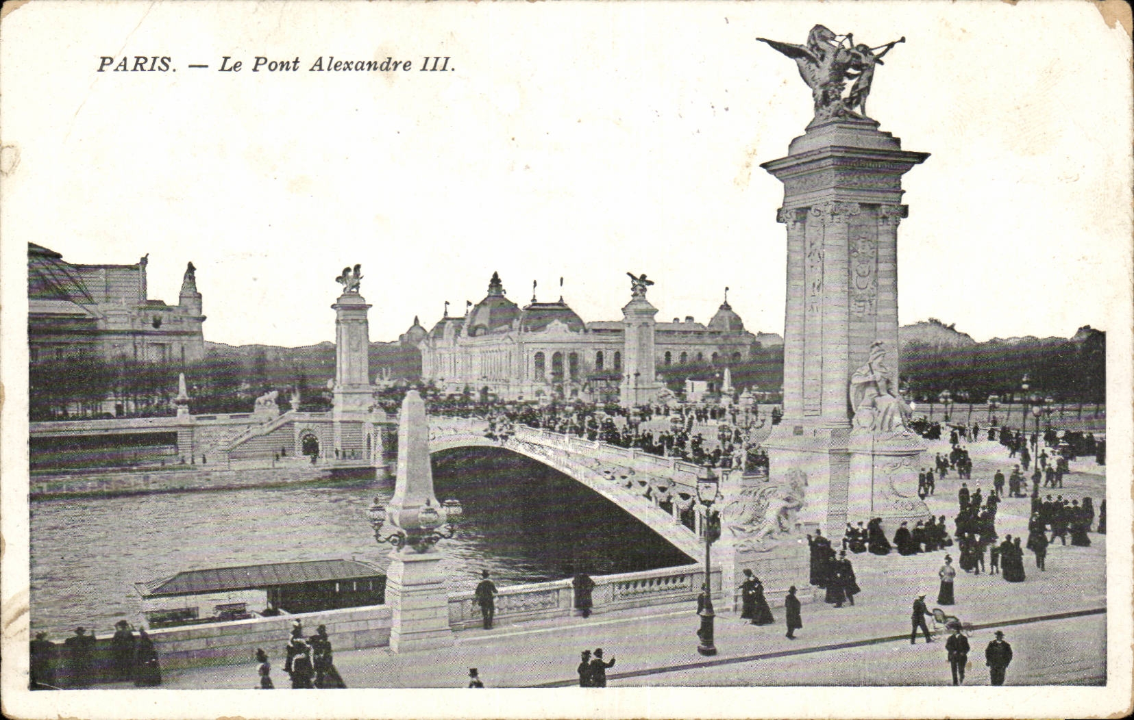 Paris - 7 - Bridge Alexandre III - CPA
