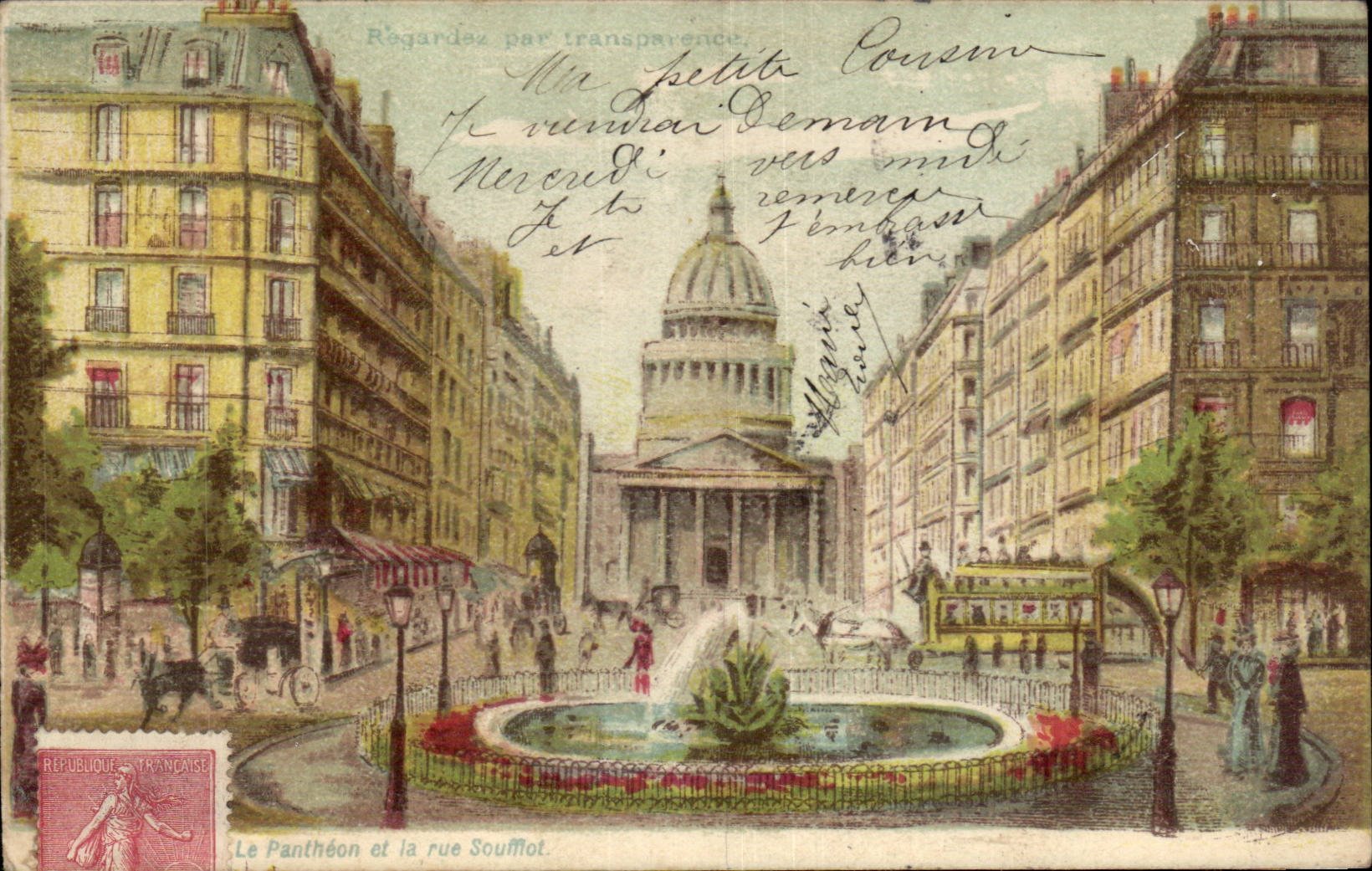 Paris - 5 - the Pantheon - CPA