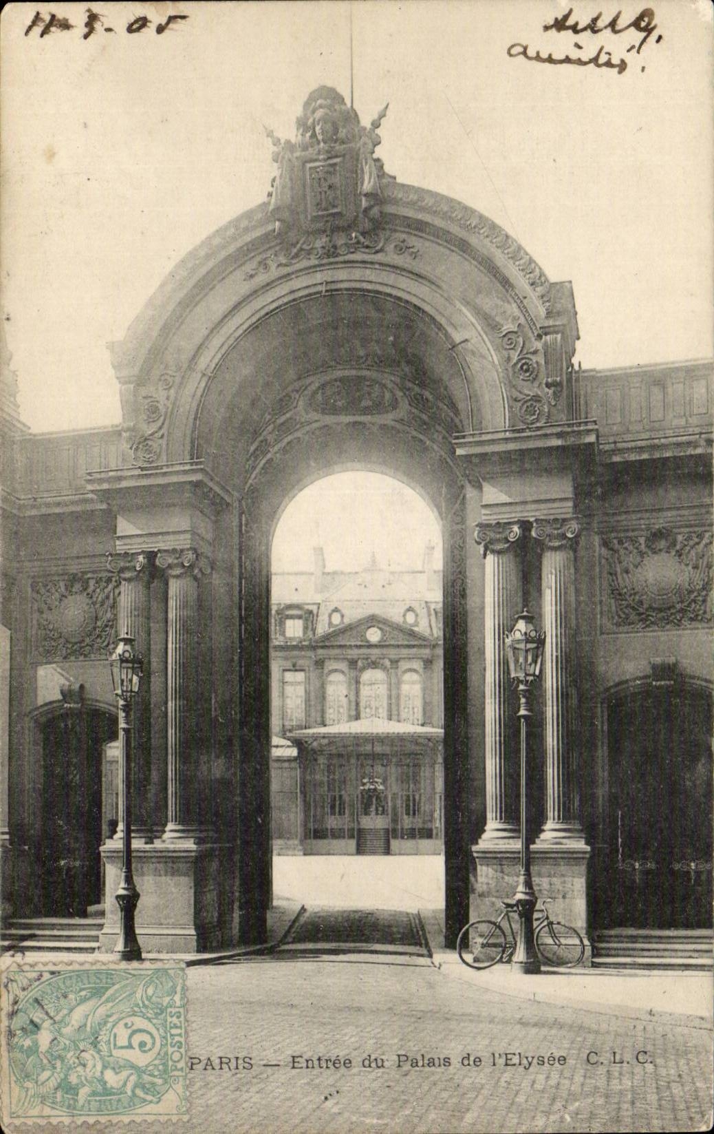 Paris - 5 - Entrance of the Elys3ee palace - CPA