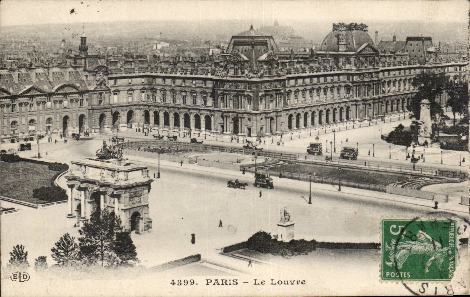 Paris - 1 - Le Louvre - CPA 