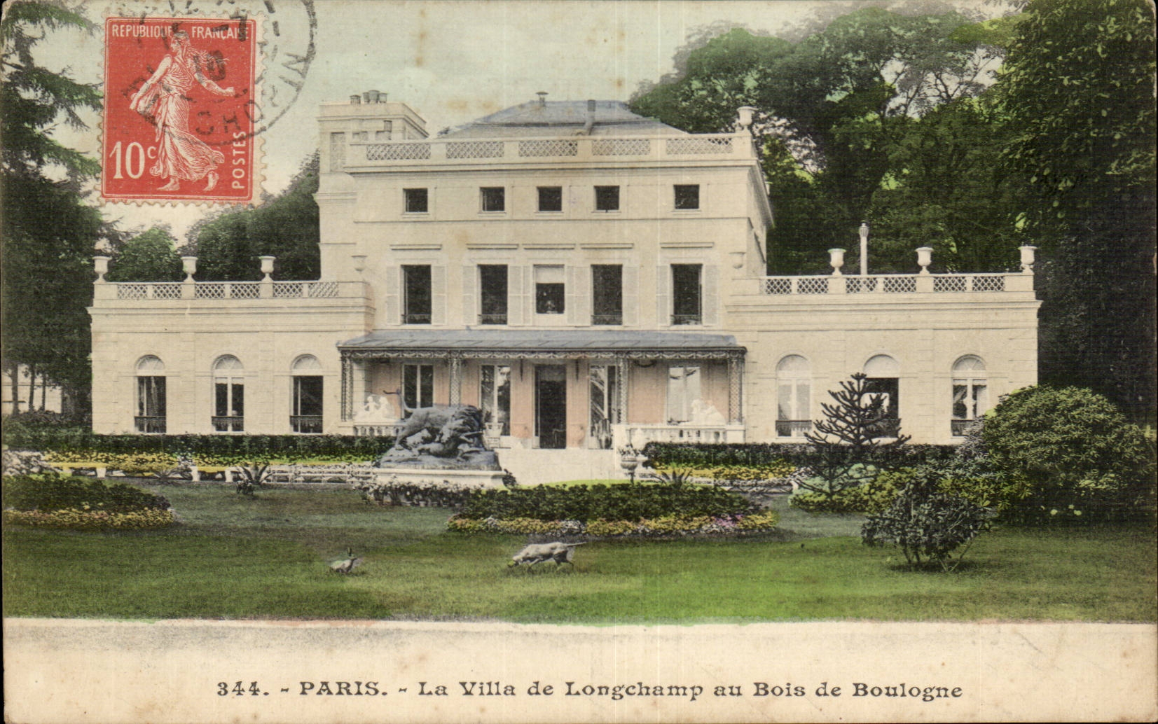 Paris - 16 - Bois de Boulogne - La Villa de Longchamp - CPA