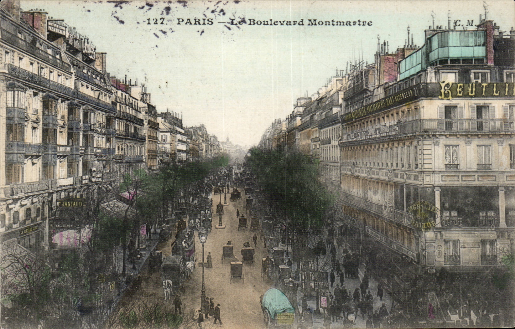 Paris - 18 - Boulevard Montmartre - CPA