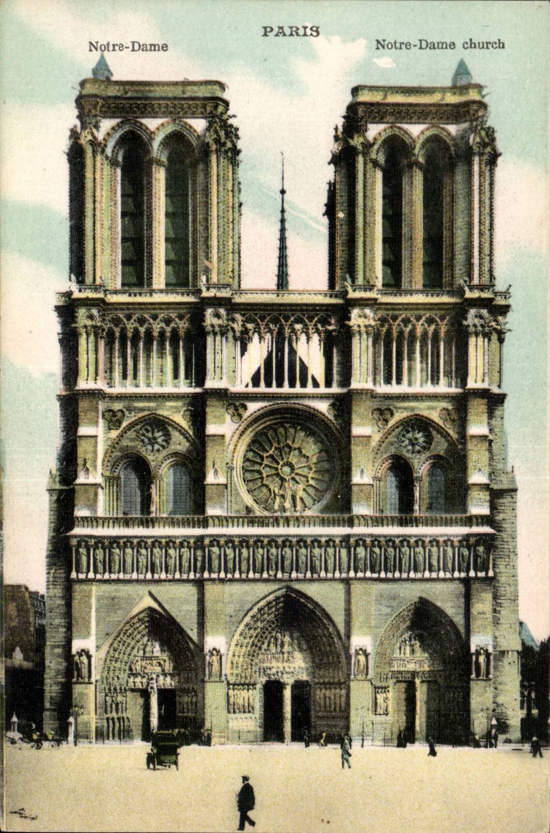 Paris - 4 - Notre Dame - CPA 