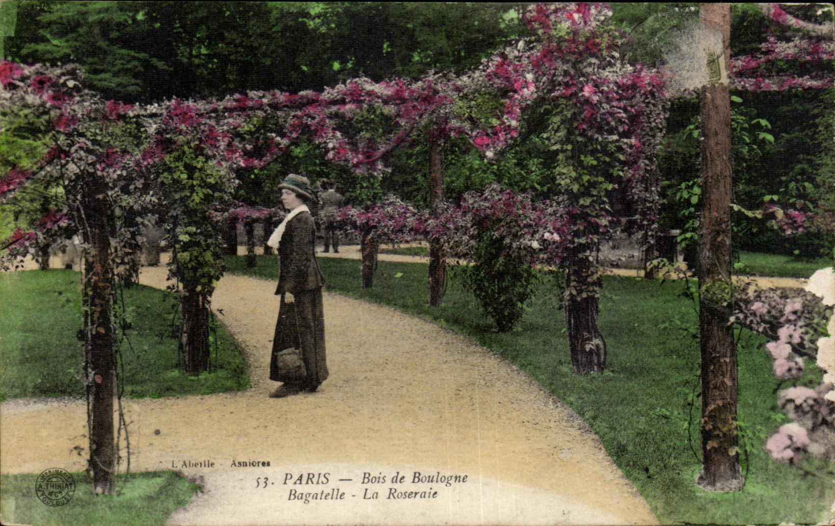 Paris - 16 - Bois de Boulogne - Bagatelle - La Roseraie - CPA