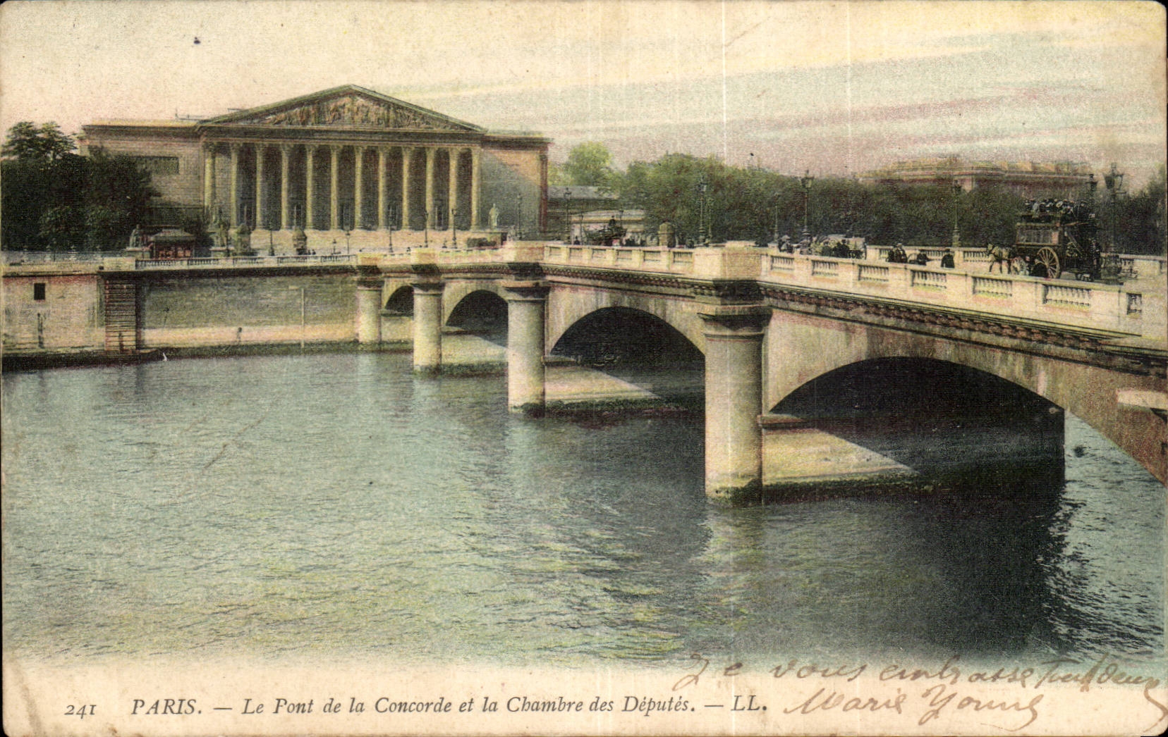 Paris - Le Pont de la Concorde et la Chambre des Deputes - CPA 