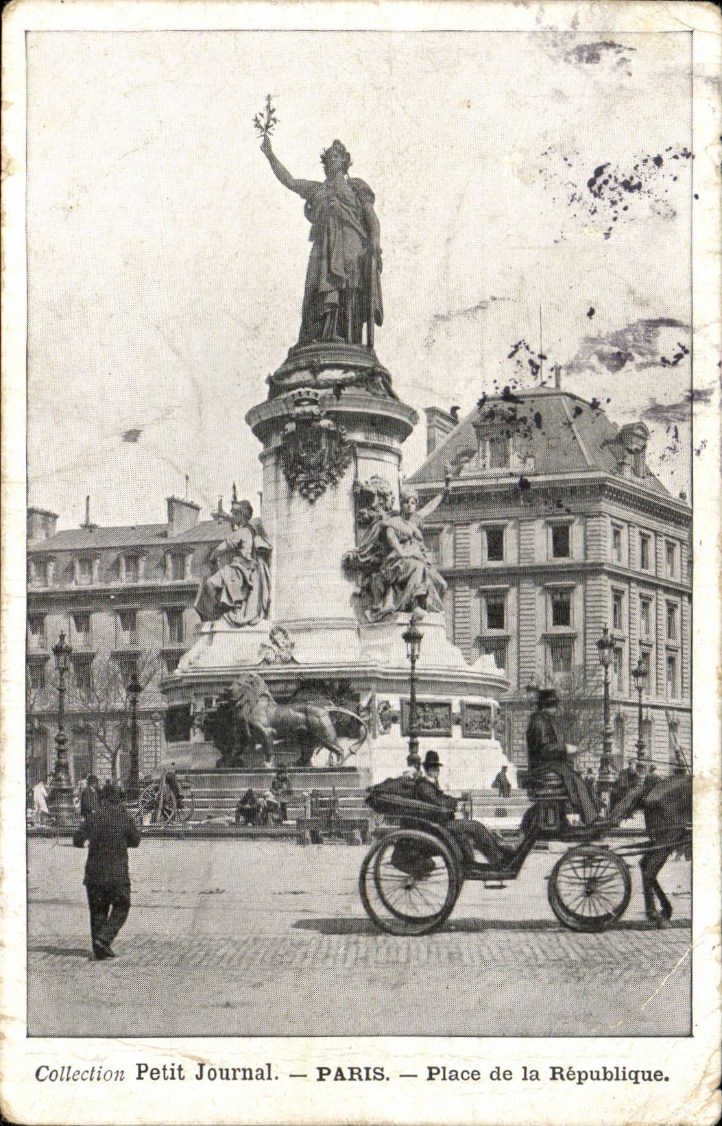 Paris - 10 - Place of the Republic - CPA