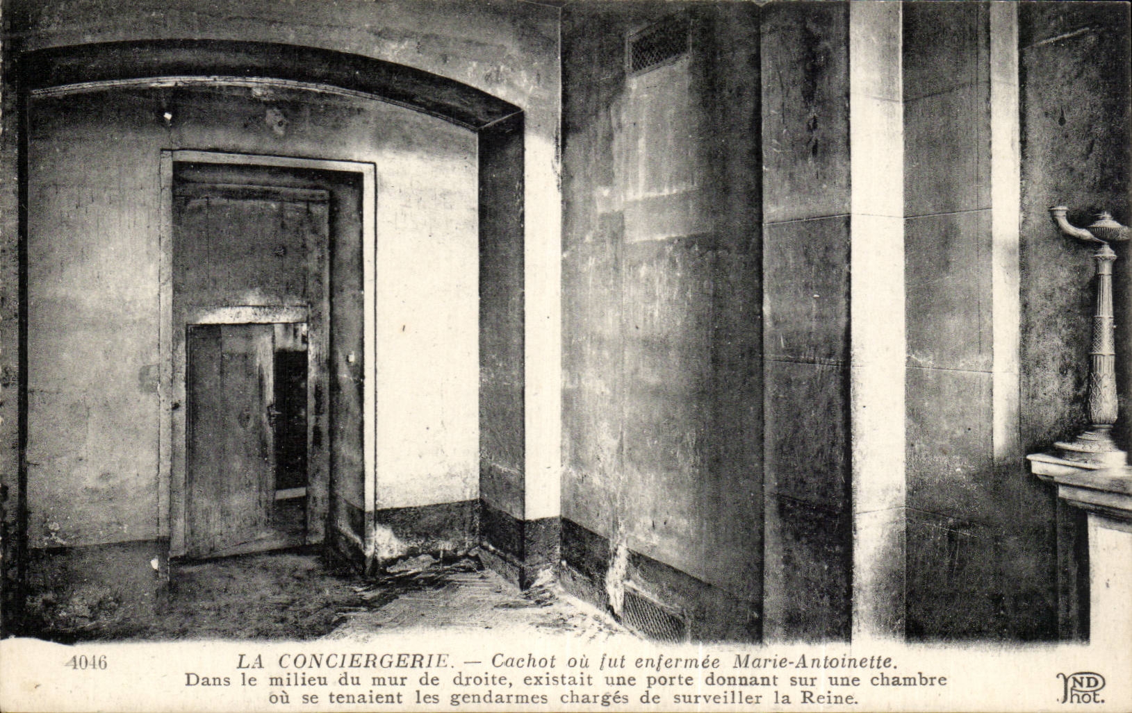 Paris - 1 - La Conciergerie - Musee Historique - Cachot ou fut enfermee marie Antoinette - CPA 