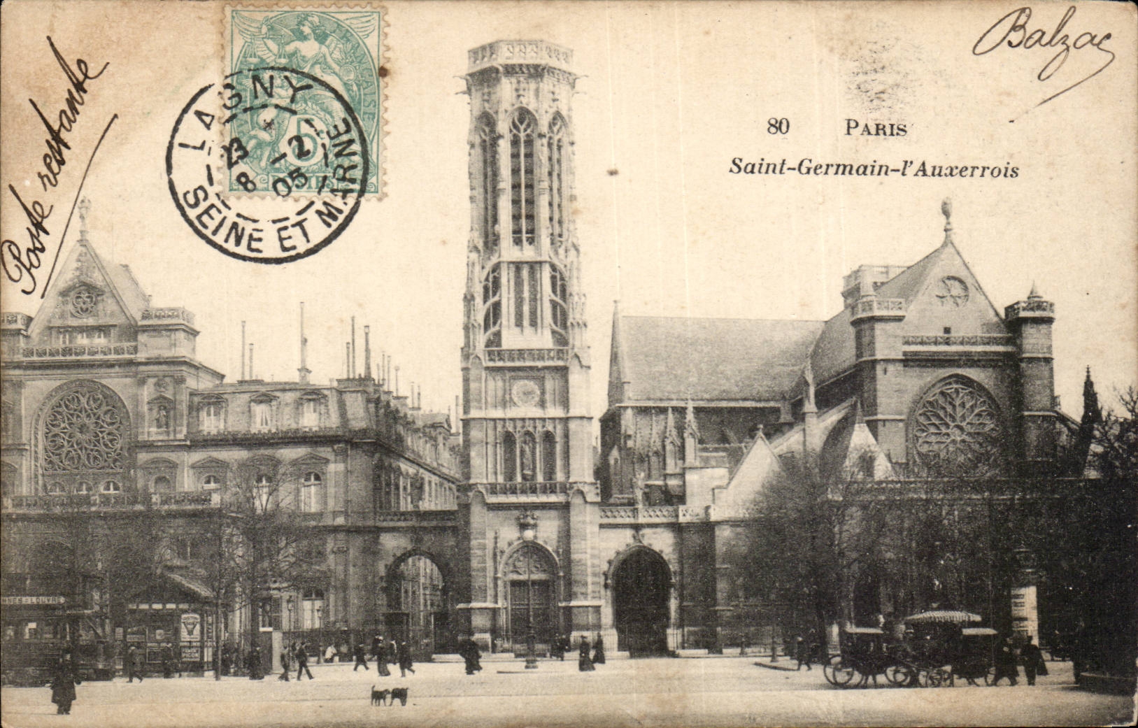 Paris - 1 - Saint Germain l'Auxerrois - CPA