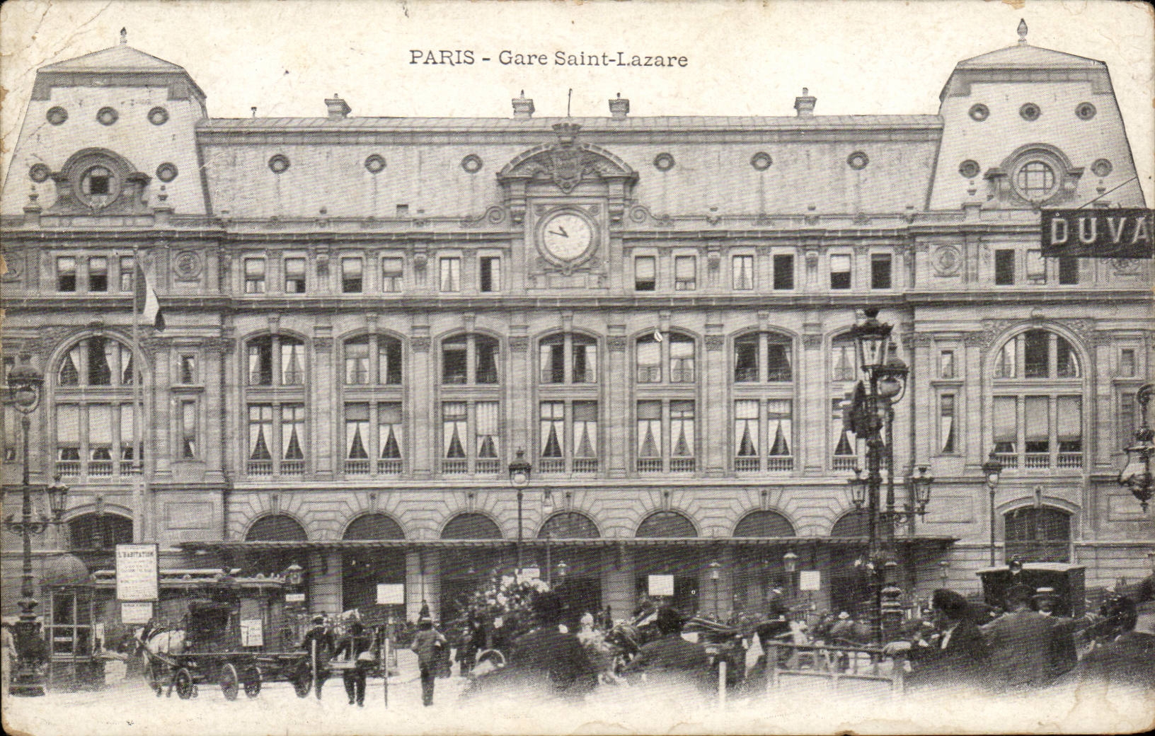 Paris - 8 - Station Saint Lazare - CPA