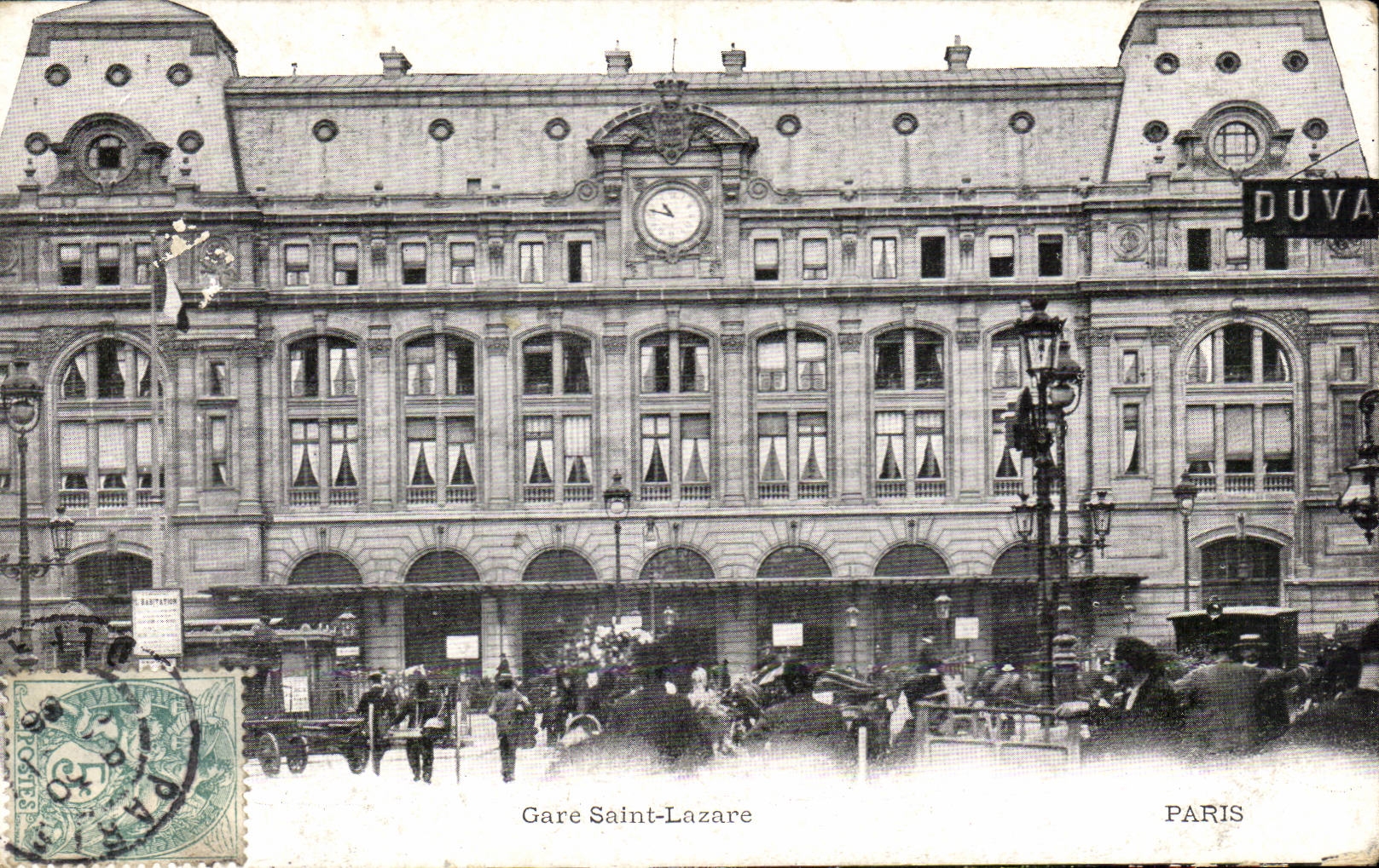 Paris - 8 - Station Saint Lazare - CPA