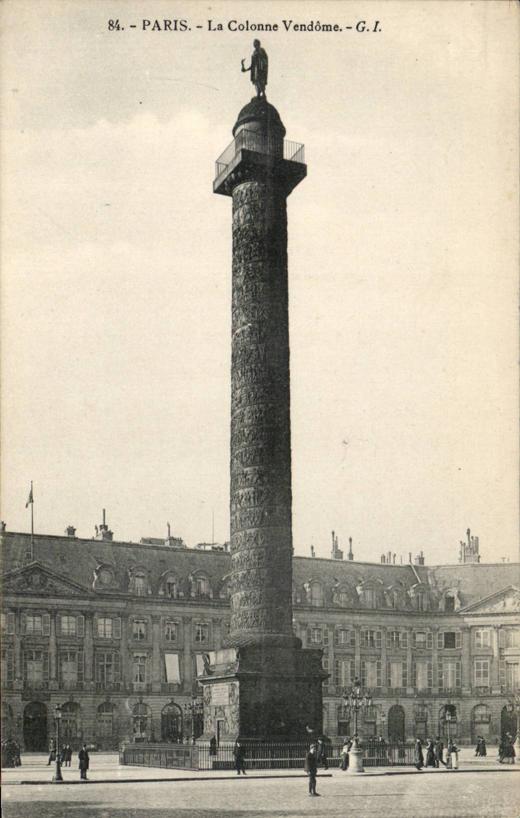 Paris - 1 - La Colonne Vendome - CPA 