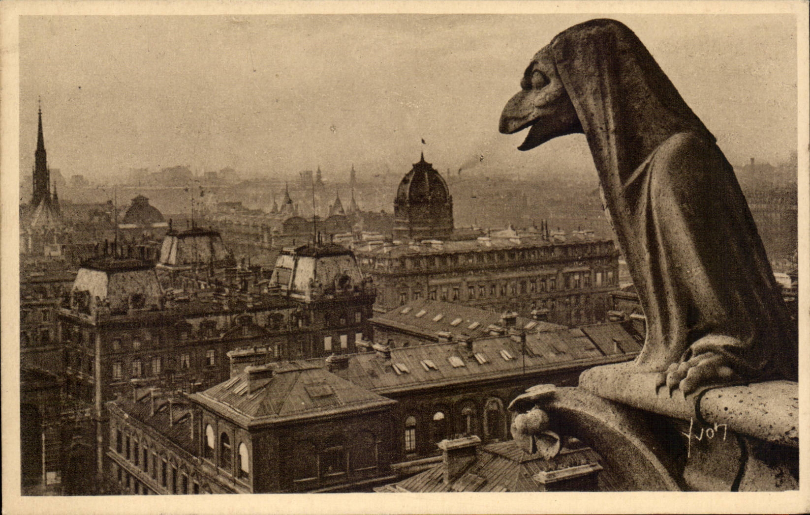 Paris - 4 - Notre Dame - Chimere - CPA 