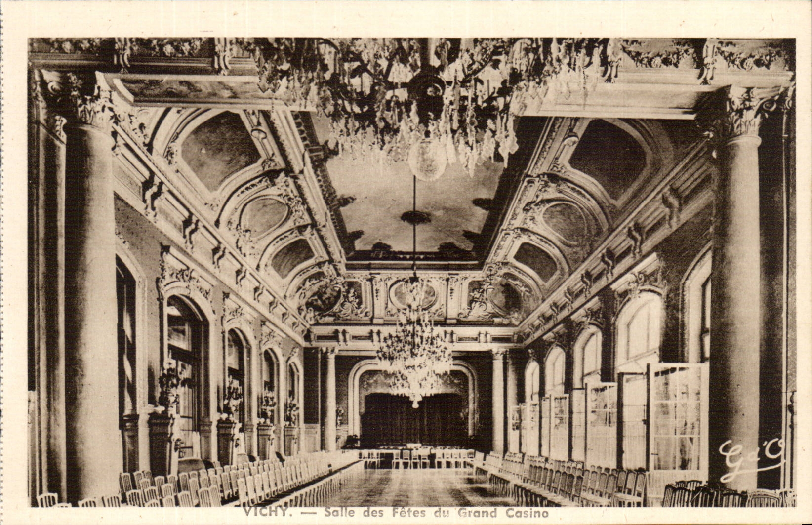 Vichy - Salle des Fetes du Grand casino CPA 