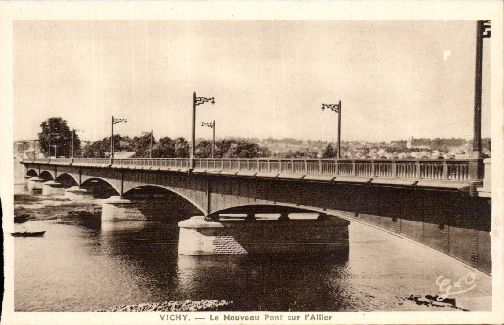 Vichy - Le Nouveau Pont sur l'Alier CPA 