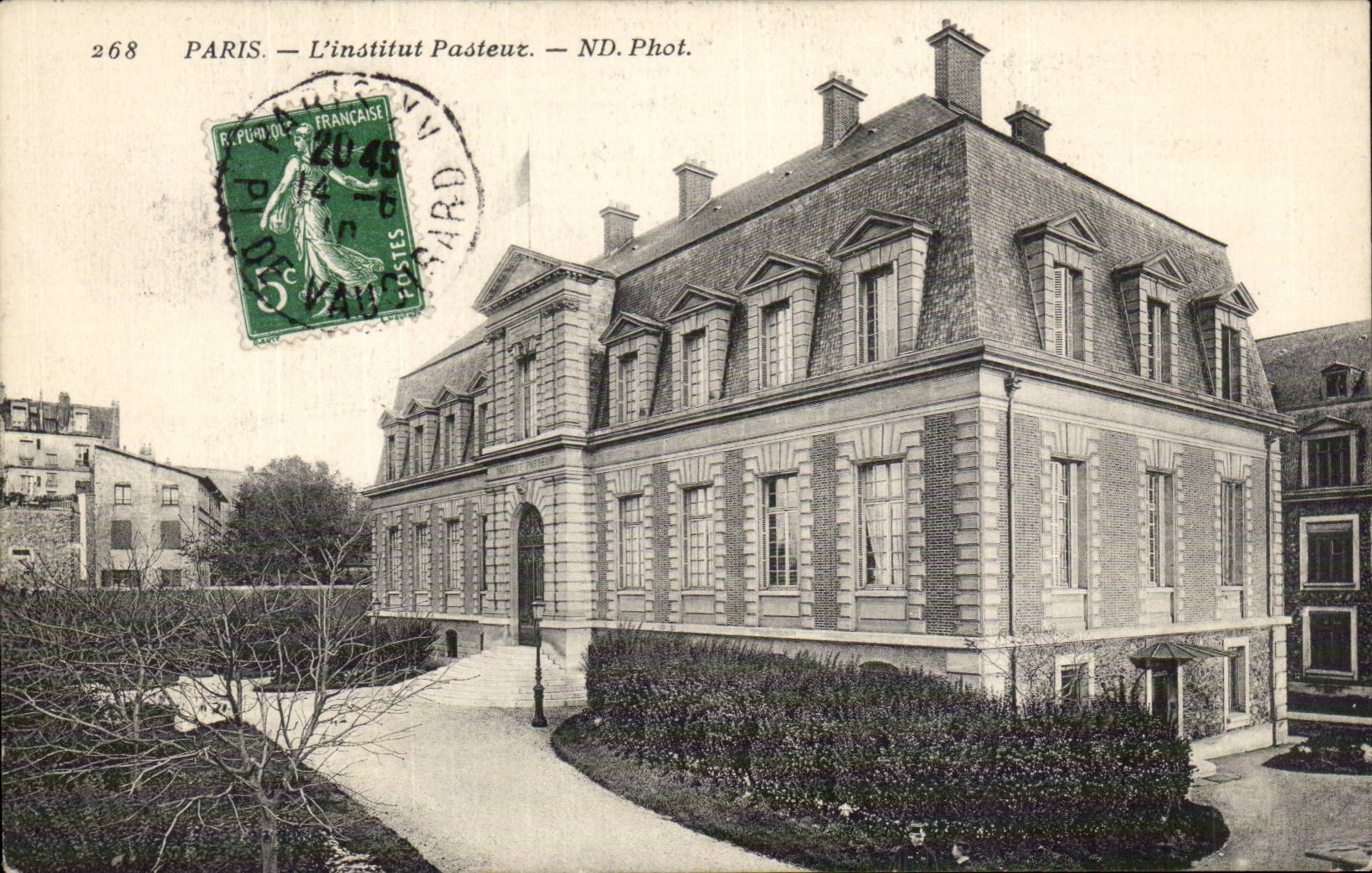 Paris - 15 - the Pasteur Institute - CPA