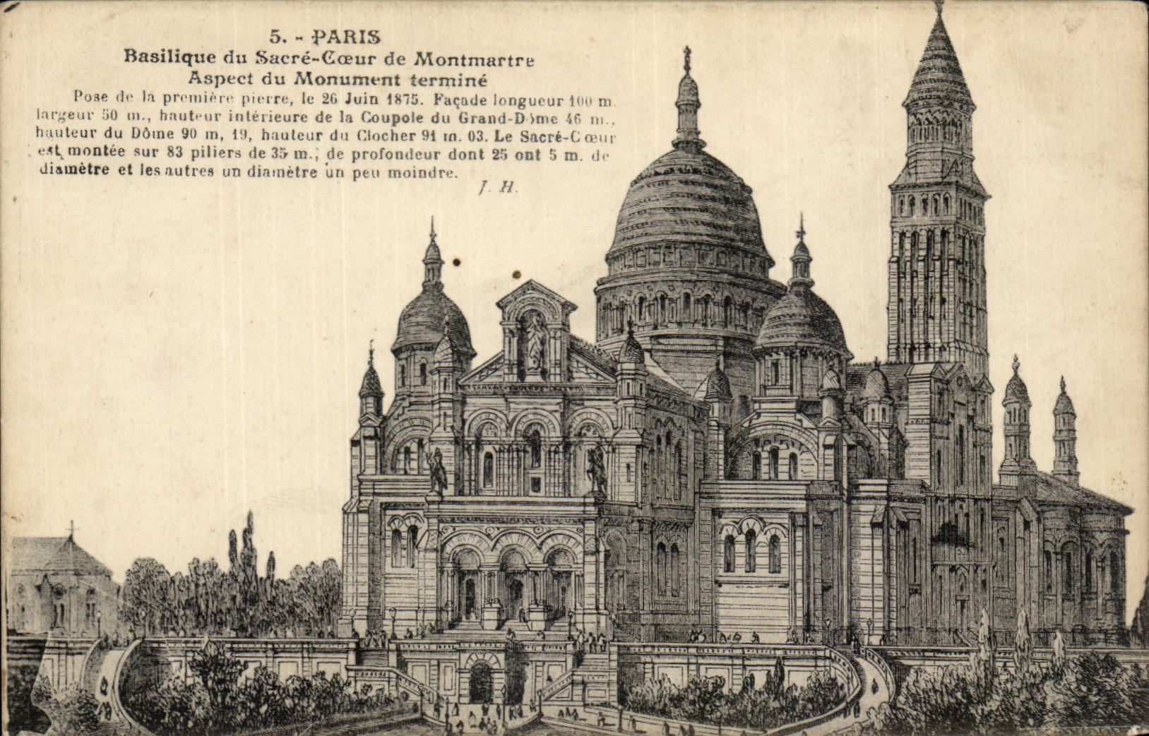 Paris - 18 - Sacre Couer - Montmartre CPA 