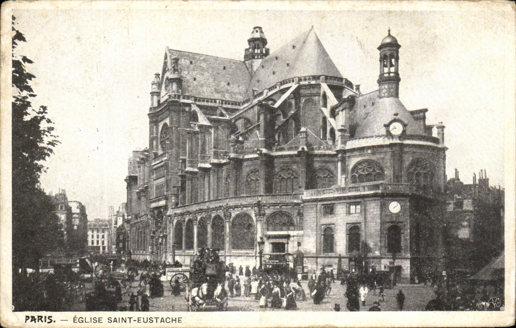 Paris - 1 - Eglise Saint Eustache - CPA