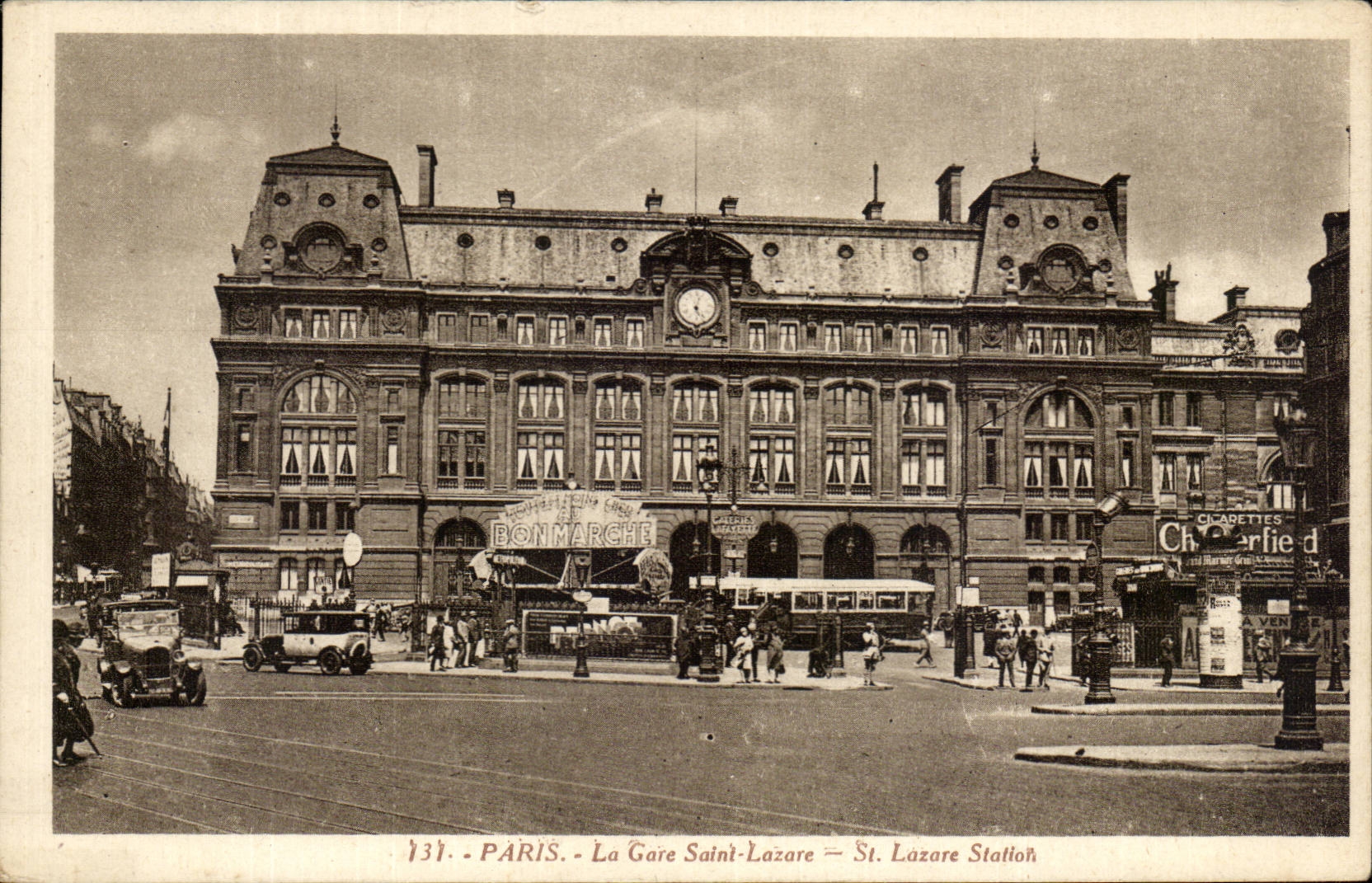 Paris - 8 - Station Saint Lazare - CPA