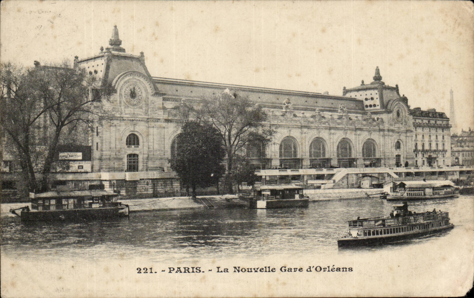 Paris - the 14 New Station of Orleans - CPA