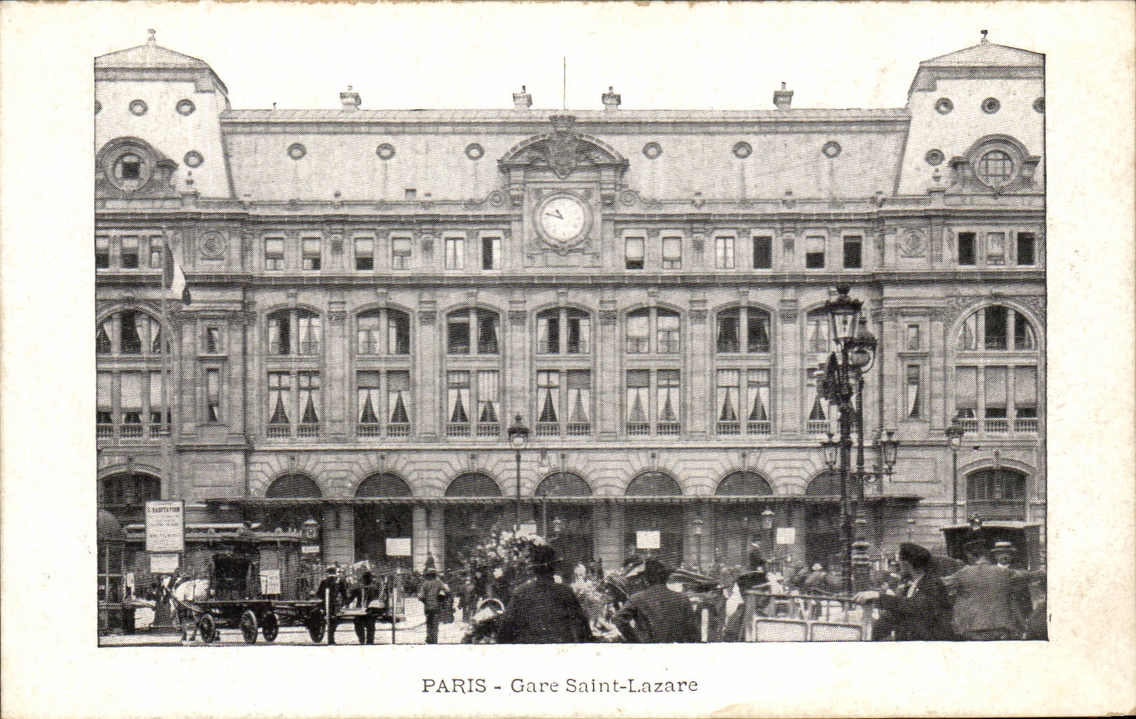 Paris - 8 - Station Saint Lazare - CPA