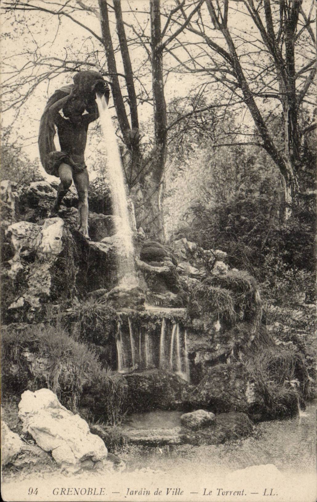 Grenoble CPA Garden of city the torrent