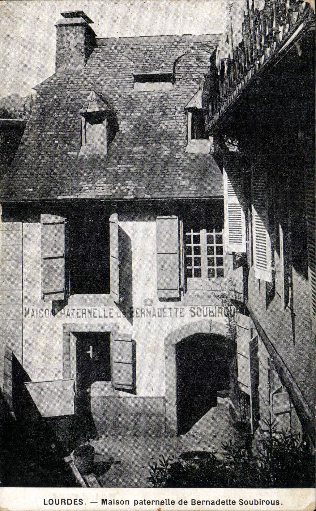 CPA Lourdes paternal House of Bernadette Soubirous