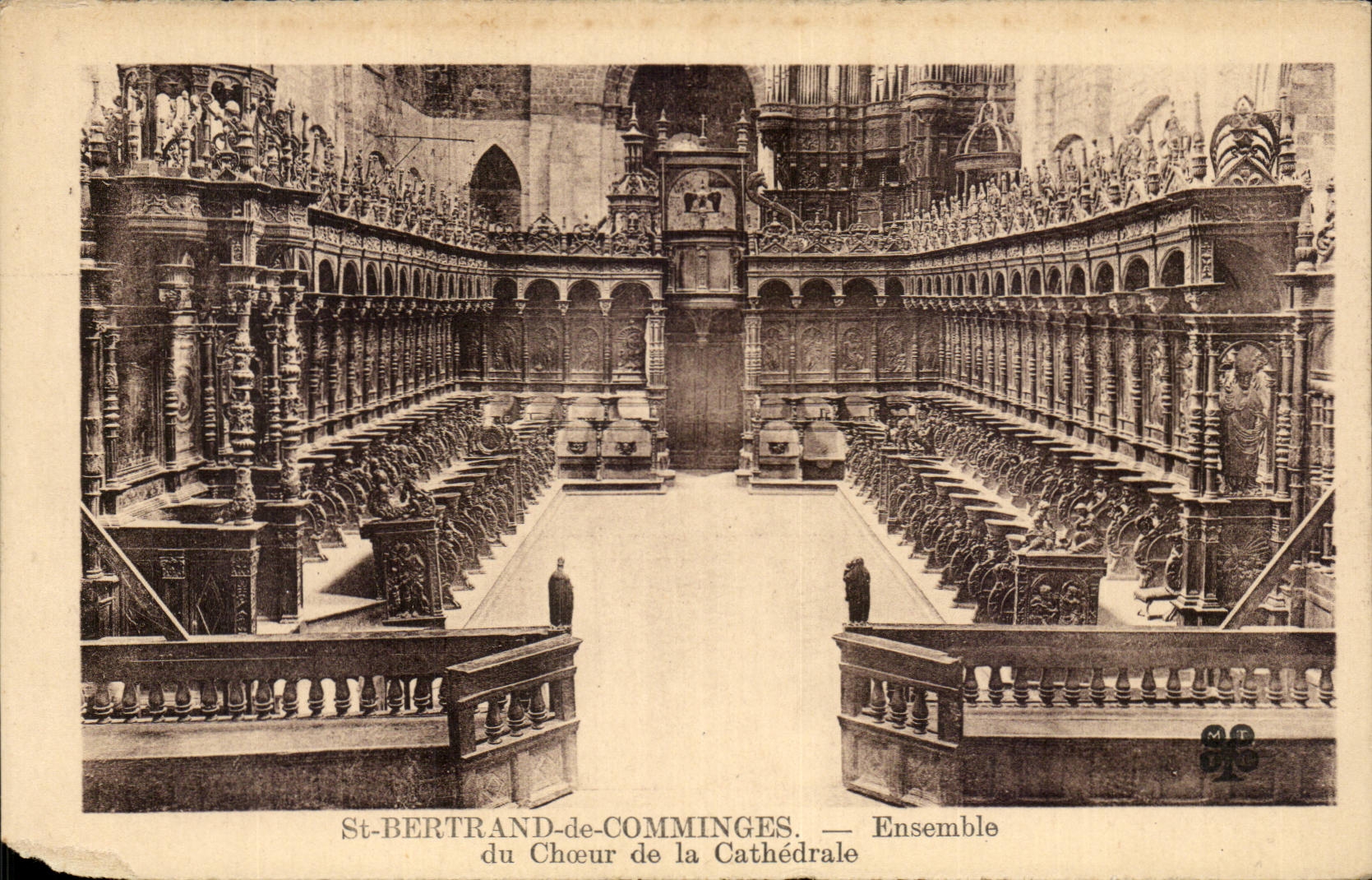 CPA St Bertrand de Comminges Together of the chorus of the cathedral
