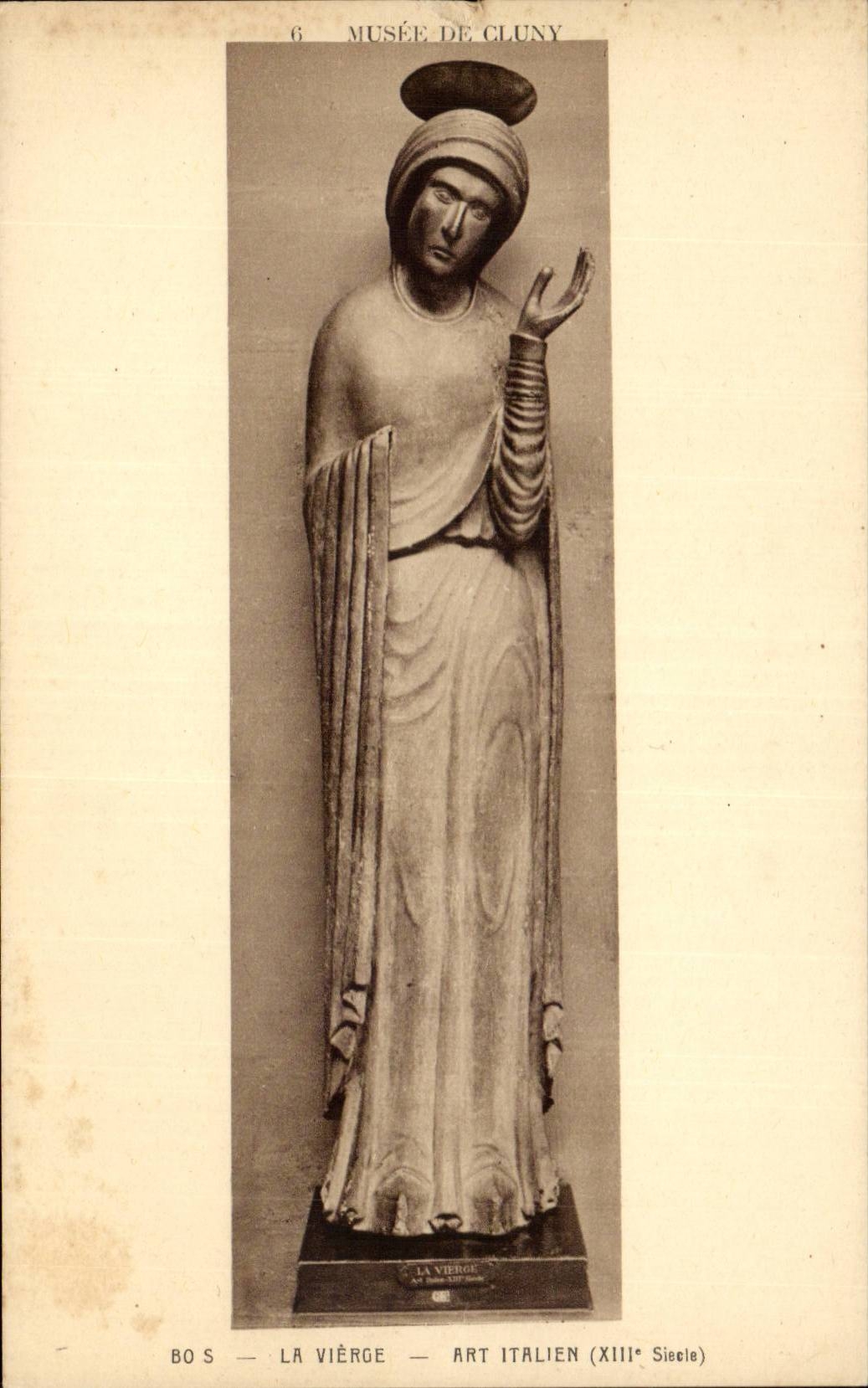 CPA Paris Museum von Cluny die reine italienische Kunst