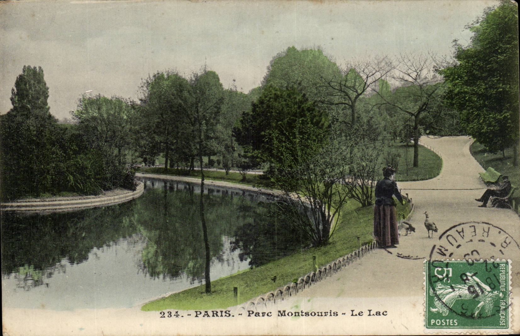 Paris CPA Park montsouris the lake