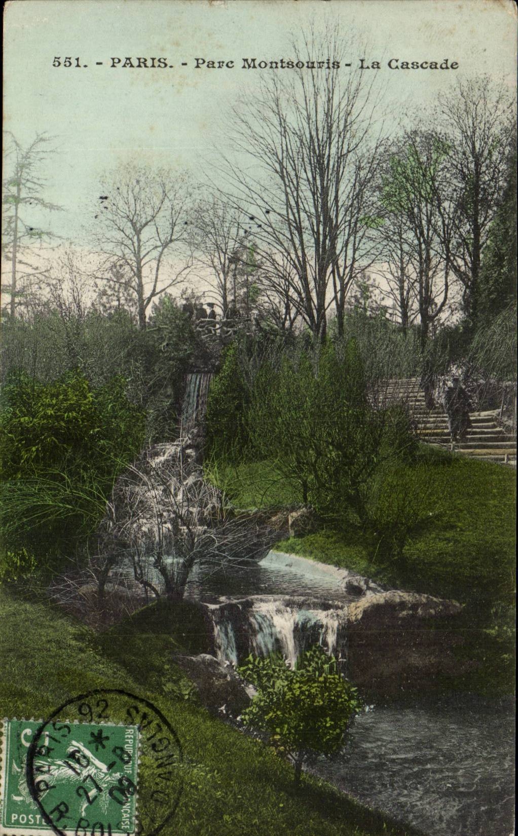 Paris CPA Park montsouris the cascade