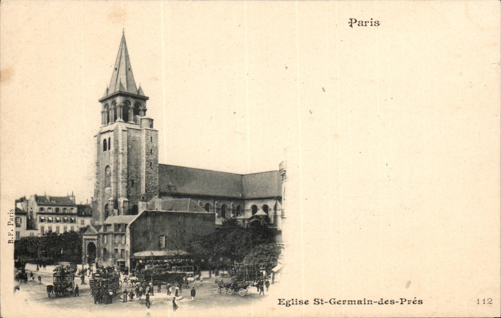 Paris CPA Church Saint Germain of Near