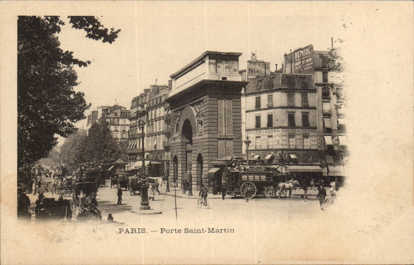 Paris CPA Gate Saint Martin